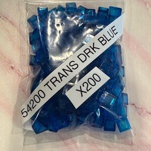 Lego New #54200 pieces Trans Dark Blue Cheese Slope — roof 200